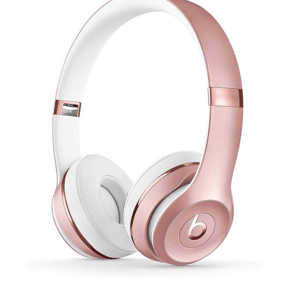 Beats by Dre Pro 3 Wireless Headphones - Rose Gold and White